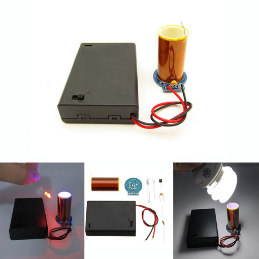 Picture of DIY Dry Battery Powered Tesla Coil Kit Mini Tesla Module Kit