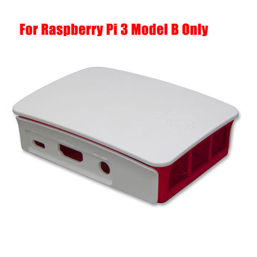 Immagine di White Enclosure Protective Case For Raspberry Pi 3 Model B