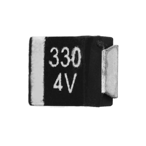Immagine di 3pcs Chip SMD Tantalum Capacitor 330UF 4V B Type Volume 3528 Black NEC NRB337M004R8