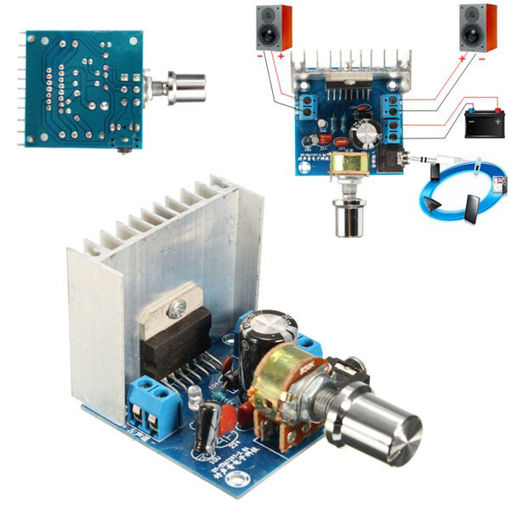 Immagine di 15W TDA7297 Dual-Channel Amplifier Board For Arduino