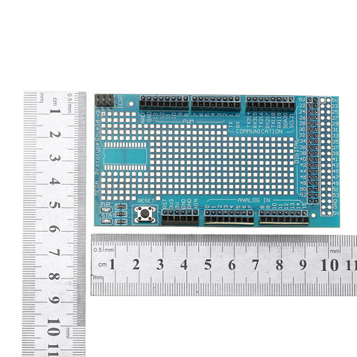 Immagine di Mega2560 1280 Protoshield V3 Expansion Board With Breadboard For Arduino
