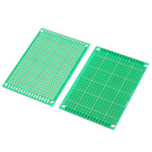 Immagine di 10pcs 5x7cm FR-4 2.54mm Single Side Prototype PCB Printed Circuit Board