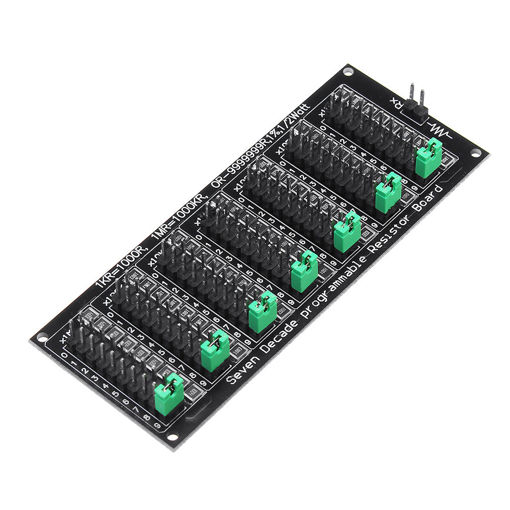 Immagine di 200V 1R - 9999999R Seven Decade Programmable Adjustable SMD Resistor Slide Resistor Board Step Modul
