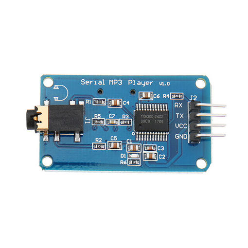 Immagine di Wemos YX6300 UART TTL Serial Control MP3 Music Player Module Support Micro SD/SDHC Card