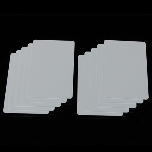 Immagine di 10Pcs NFC Smart Card Reader Tag Tags S50 IC 13.56MHz IC Copier Read Write White Cards
