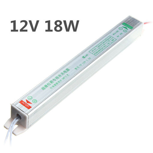Picture of IP20 AC200V-264V To DC12V 18W Switching Power Supply Driver Adapter