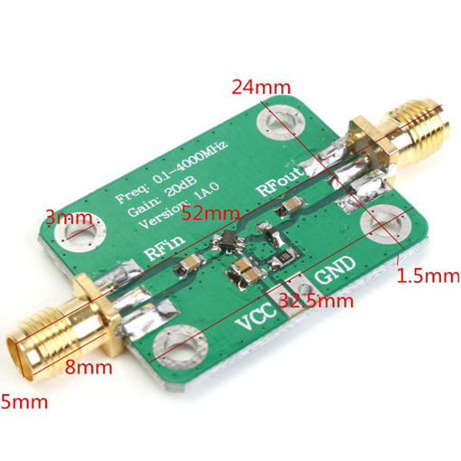 Picture of Wideband Amplifier Board Microwave Radio Frequency