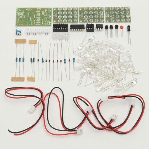 Picture of DIY CD4017+ne555 Strobe Module Electronics Learning Kit