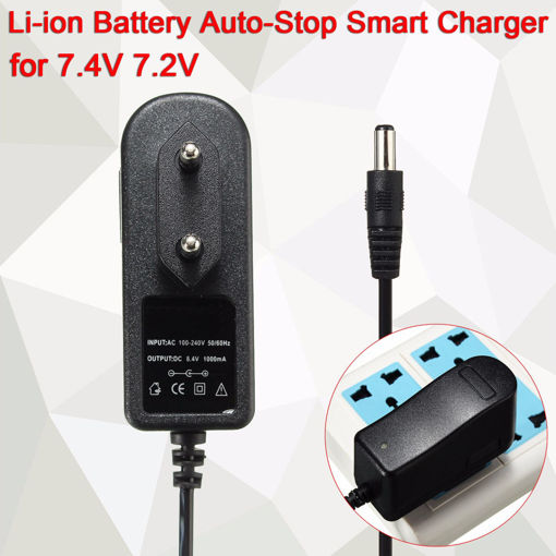 Immagine di Smart Charger 8.4V 1A for 7.4V 7.2V Li-ion Li-po Battery Auto-Stop