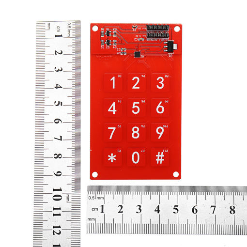 Picture of MPR121 Capacitive Touch Keypad Shield Module Electronic Sensitive Key Keyboard 3.3V Logic For Arduino