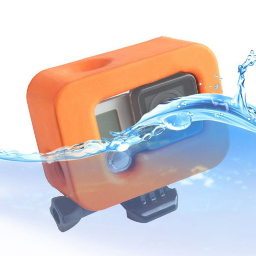 Picture of Orange Floaty Protective Case Cover for Gopro Hero 4 3 3 Plus Camera Accessories