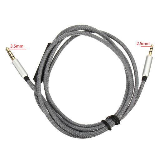Immagine di 3.5mm to 2.5mm Replacement Headphone Cable Remote Microphone Mic for Bose Quiet Comfort 25 35 QC25 QC35 Headphone