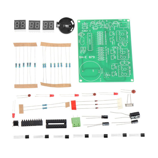 Picture of DIY 6 Digital LED Electronic DIY Clock Kit Electronic Component Parts 9V-12V AT89C2051