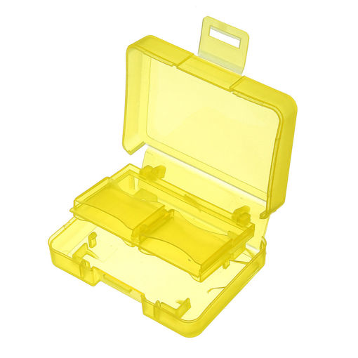 Immagine di 3pcs Yellow Backpacker GK-1CF4SD Portable Memory Card Receiving Box Mobile TF Card Camera CF/SD Storage Card Box