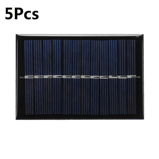 Picture of 5pcs 0.6W 6V 90*60*3mm Mini Photovoltaic Epoxy Solar Panel DIY Part