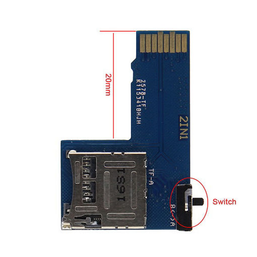 Immagine di Dual Micro SD Card Adapter For Raspberry Pi