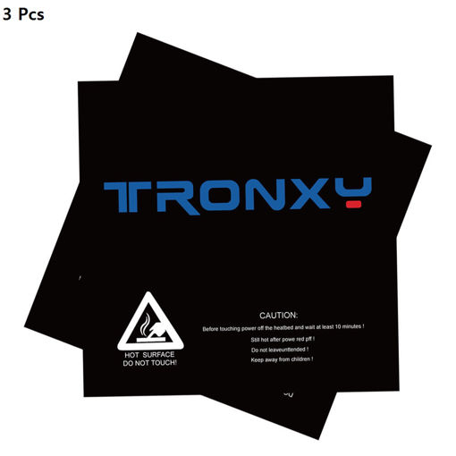 Immagine di 3Pcs TRONXY 210*200mm Scrub Surface Hot Bed Sticker For 3D Printer