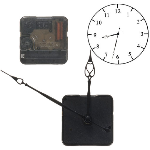 Picture of Replacement Retro Quartz Clock Movement Mechanism Motor With Hands And Fitting