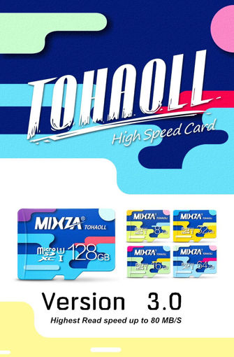 Picture of MIXZA Colorful Memory Card 32GB Micro SD Card Class10 For Smartphone Camera MP3