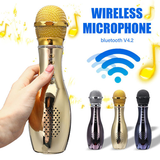 Picture of Bluetooth trdls kondensator mikrofon USB-spiller hyttaler for karaoke