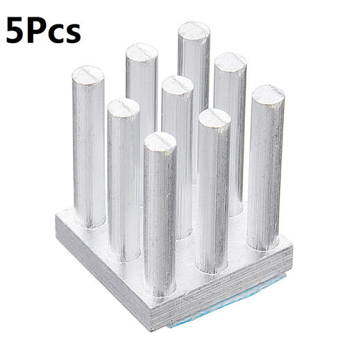 Immagine di 5pcs 10*10*12.5mm Radiator Cooling Block Square Heatsink for TMC2100/TMC2208/TMC2130 3D Printer Part