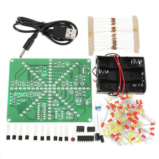 Picture of 3Pcs DIY LED Lamp Kit LED Flash Set Electronic Production Kit
