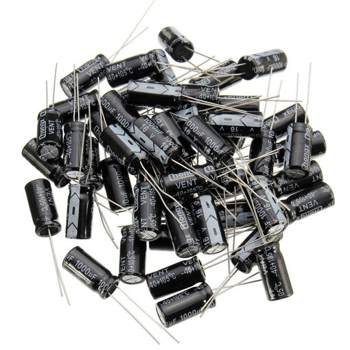 Picture of 250pcs NCC 16V 1000uF 105C Motherboard Electrolytic Capacitor 8mm20mm