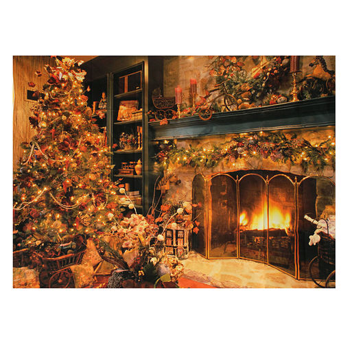 Immagine di 7x5ft Vinyl Christmas Tree Photography Background Photo Props Studio Backdrop