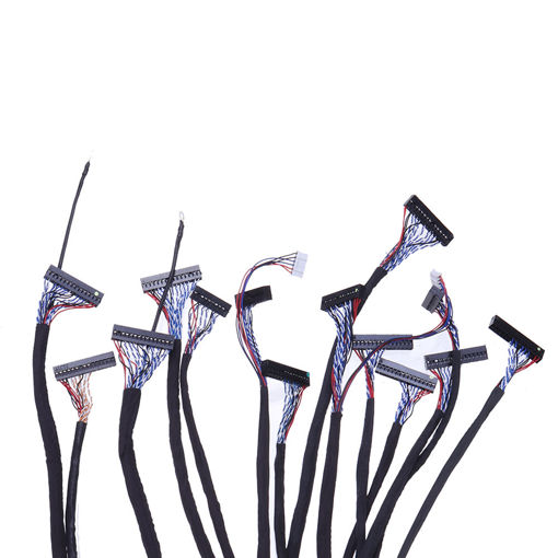 Picture of 14 Sets Commonly LCD LVDS Screen Cable For 10-65 Inch Screen Monitor Repair Driver Board Universal Cable