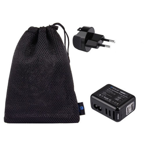 Picture of PULUZ 2 Ports USB 5V (2.1A + 2.1A)Wall Charger Adapter for Gopro