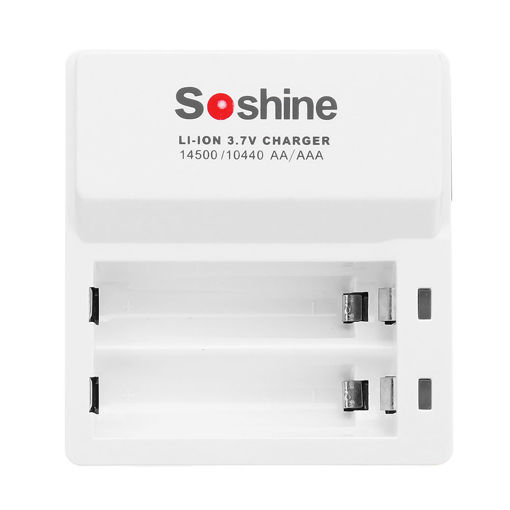 Picture of Soshine SC-F7 2 Slot Li-FePO4 14500 10440 3.2V Ni-MH AA AAA 1.2V Rechargeable Battery Charger