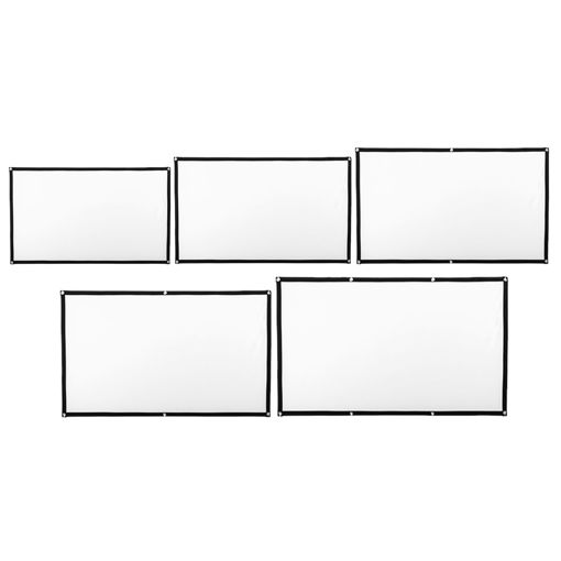 Picture of 60 72 84 100 120 Inch 16:9 HD Curtain Display Screen Indoor Outdoor Home Theatre