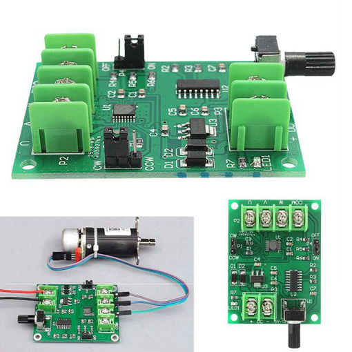 Picture of 3pcs 5V-12V DC Brushless Motor Driver Board Controller For Hard Drive Motor 3/4 Wire
