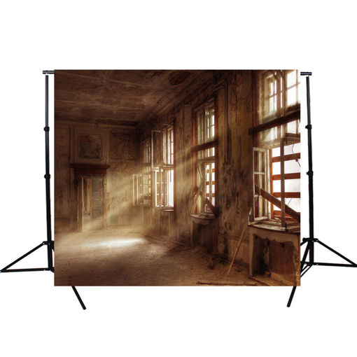 Picture of Ruins Factory Theme Vinyl Photography Background Backdrop for Studio Photo 7x5ft