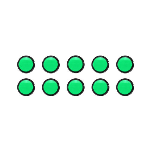 Immagine di 10Pcs Green 45MM LED Push Button for Arcade Game Console Controller DIY