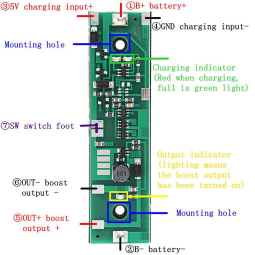 Picture of 3pcs 12V Charging UPS Uninterrupted Protection Integrated Board 18650 Lithium Battery Module