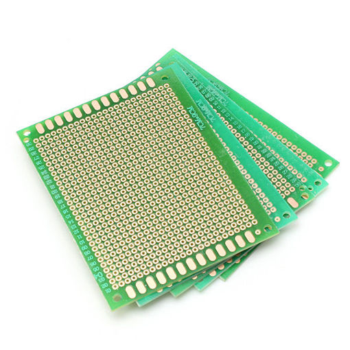 Immagine di 25pcs 70x90mm DIY Soldering Prototype Copper PCB Printed Circuit Board