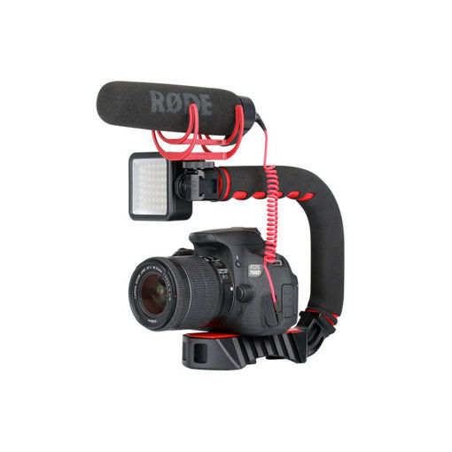 Immagine di Ulanzi U-Grip Pro Triple Shoe Mount Video Camera Stabilizer Handle Video Grip
