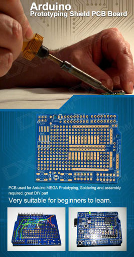 Immagine di 10Pcs Prototyping Shield PCB Board For Arduino