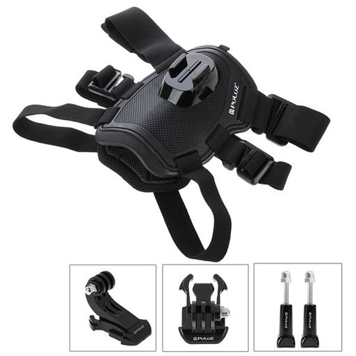 Picture of PULUZ Hound Dog Fetch Harness Adjustable Chest Strap Mount for Gopro