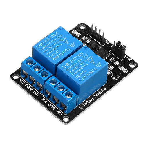 Immagine di 10pcs 2 Channel Relay Module 12V with Optical Coupler Protection Relay Extended Board For Arduino