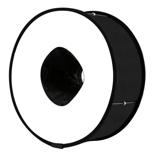 Immagine di PULUZ PU5145 45cm Ring Softbox Speedlight Round Style Flash Light Foldable Soft Flash Light Diffuser