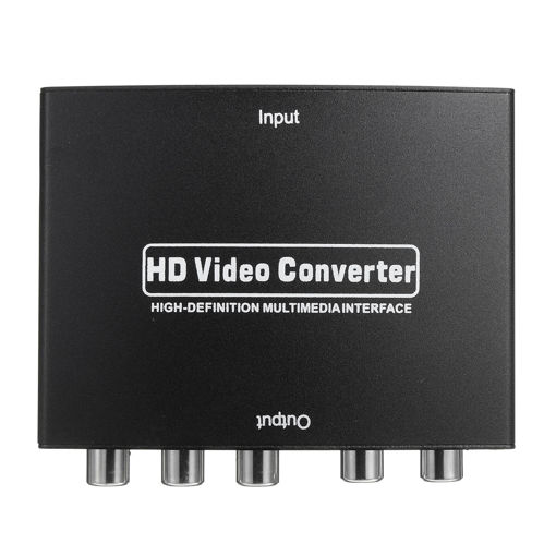 Picture of SD-020 1080P HD to RGB Component 5RCA YPbPr Video R/L Audio Converter Adapter TV PC