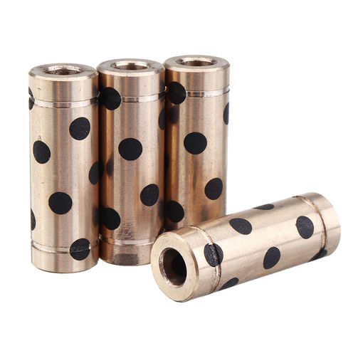 Picture of 4Pcs UM2 UM3 6x12x35mm Inlaid Graphite Copper Sleeve Bearing for 3D Printer