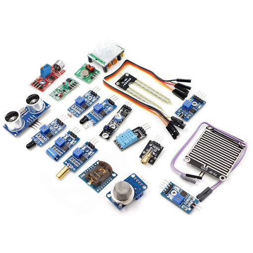 Picture of Geekcreit 16 In 1 Sensor Module Kit Laser Ultrasonic Obstacle Avoidance For Raspberry Pi 2 Pi2 Pi3