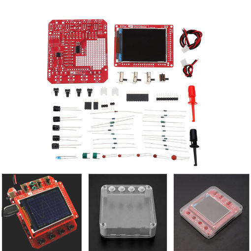 Picture of Original JYETech 13805K DSO138mini DIY Digital Oscilloscope Kit SMD Pre-soldered With Case