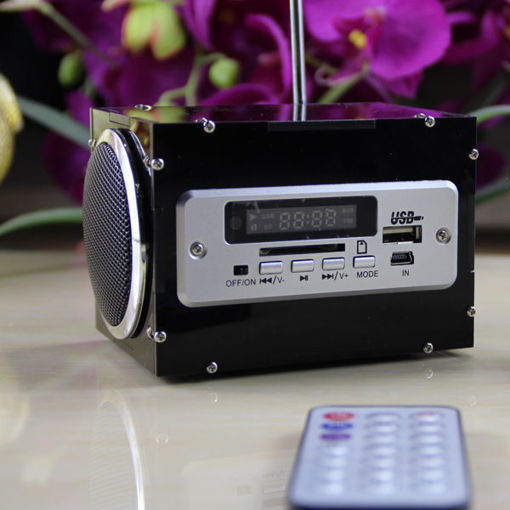 Picture of DIY 2x3W Multi-function bluetooth Wireless Small Power Amplifier Speaker Kit With MP3 AUX Radio