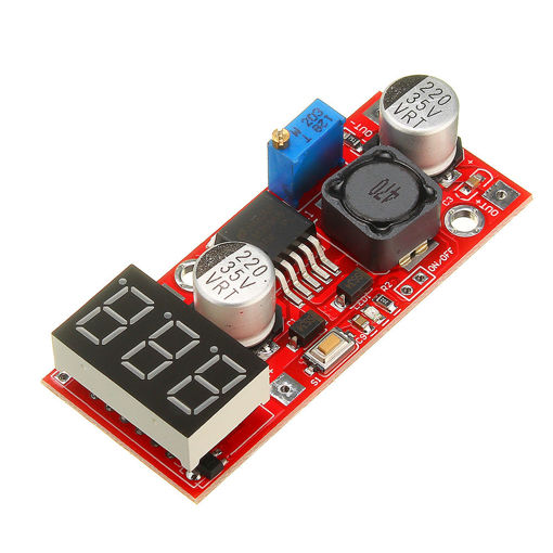 Immagine di 10pcs LM2596 DC-DC Adjustable Voltage Regulator Module with Voltage Meter Display