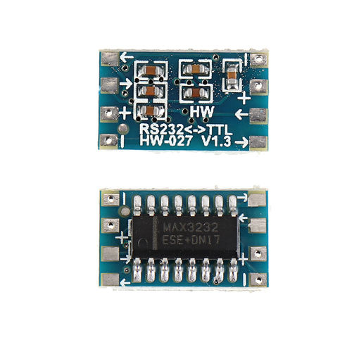 Picture of 50pcs Mini RS232 to TTL Converter Module Board Adapter MAX3232 120kbps 3-5V Serial Port