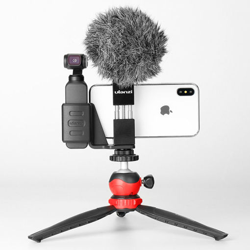 Picture of Ulanzi OP-1 Holder ST-02 Phone Clip Clamp LZ-20 Tripod with 360 Degree Rotation Ballhead